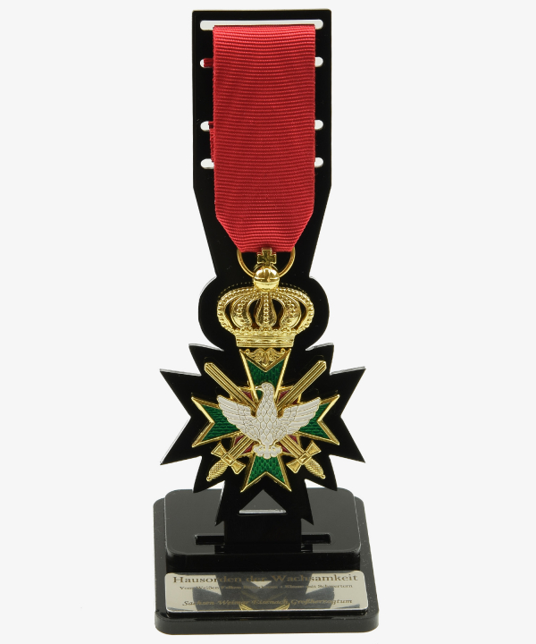 Preview: Ständer, Sachsen-Weimar-Eisenach, Hausorden der Wachsamkeit  Vom Weißen Falken Ritterkreuz 1.Klasse mit Schwertern